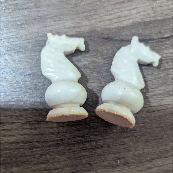 Handcrafted Marble Chess Set 32 Pieces Ornate Design Board Game Decor no board - Picture 8 of 16